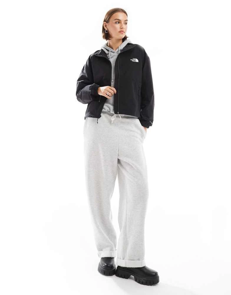The North Face The North Face Easy Wind logo zip jacket in black 2