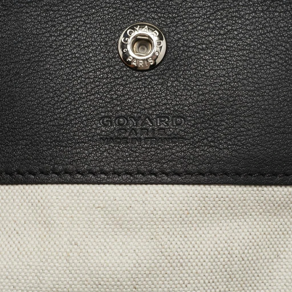 Goyard Goyard Black Goyardine Coated Canvas and Leather Saint Louis GM Tote 8