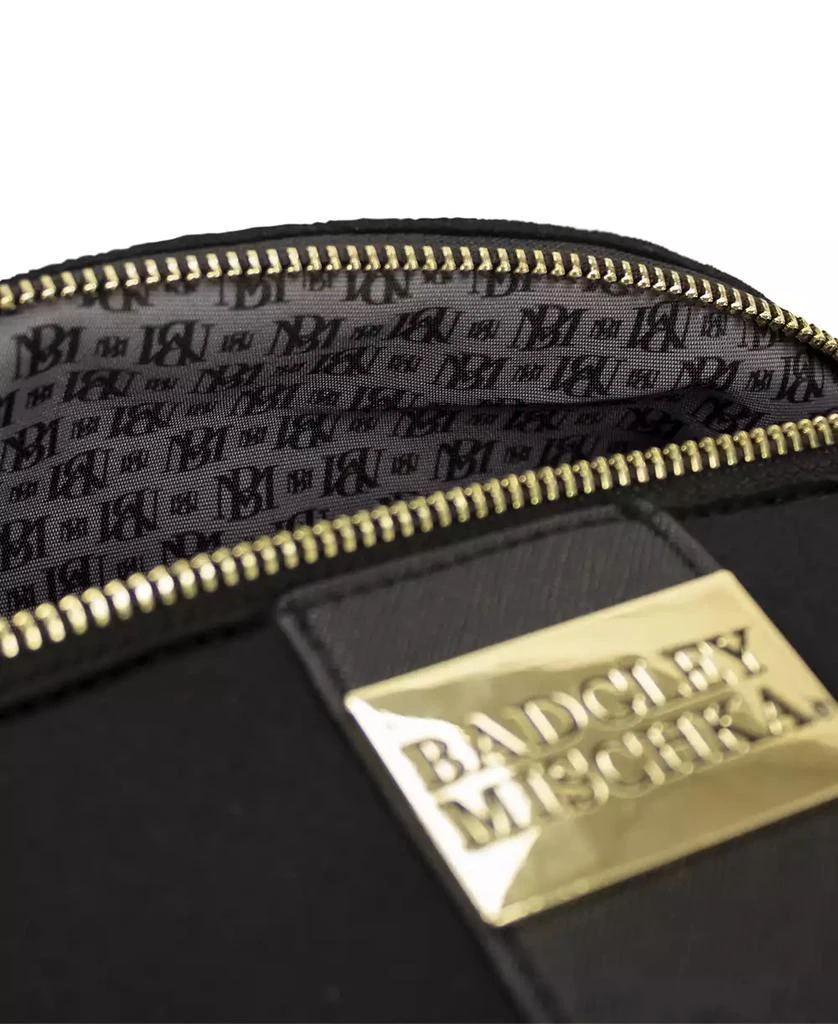Badgley Mischka Sage Scuba and Faux Leather Belt Bag 7