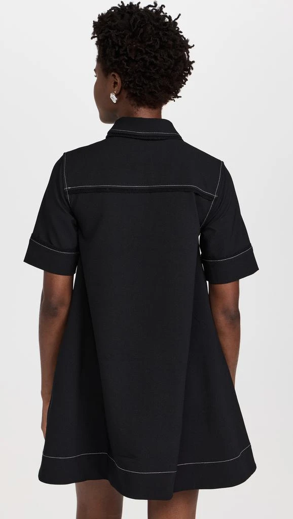 Ganni Crepe Sable Mini Dress 2