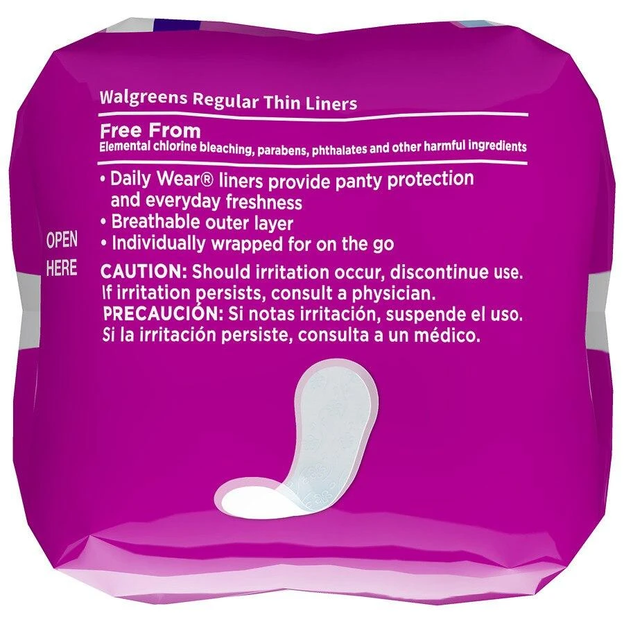 Walgreens Regular Thin Liners Scented 3