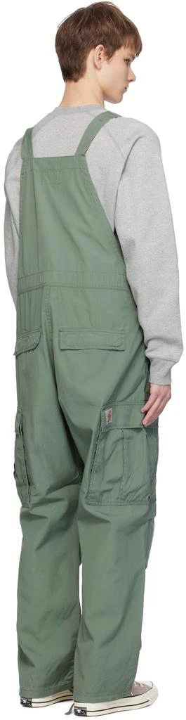Carhartt WIP Green Cargo Bib Overalls 3