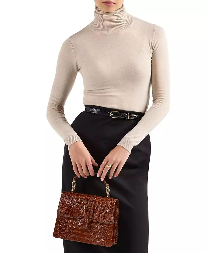 Brahmin Hallie Minden Small Leather Satchel 7