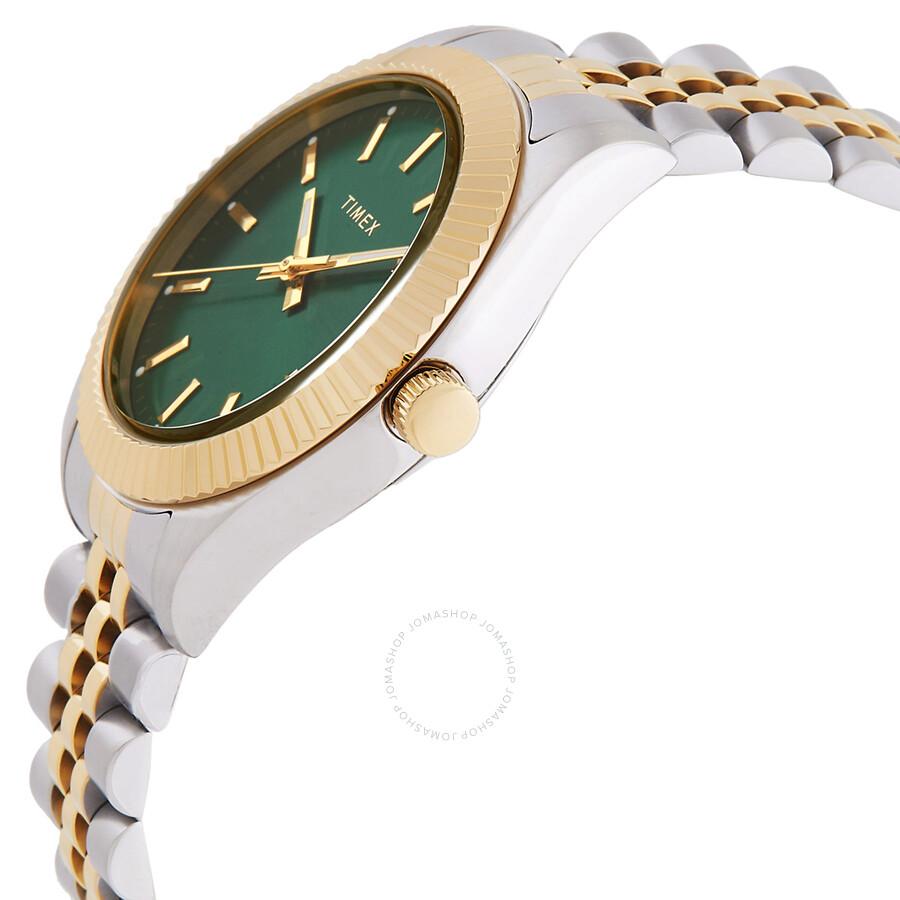 Timex Legacy Quartz Green Dial Ladies Watch TW2W87400