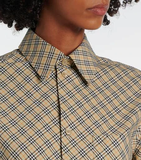 Burberry Burberry Check cotton shirt dress 4
