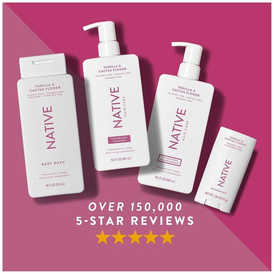 Native Aluminum-Free, 72Hr, Solid Stick Deodorant for Women Vanilla 
Cactus Flower 7