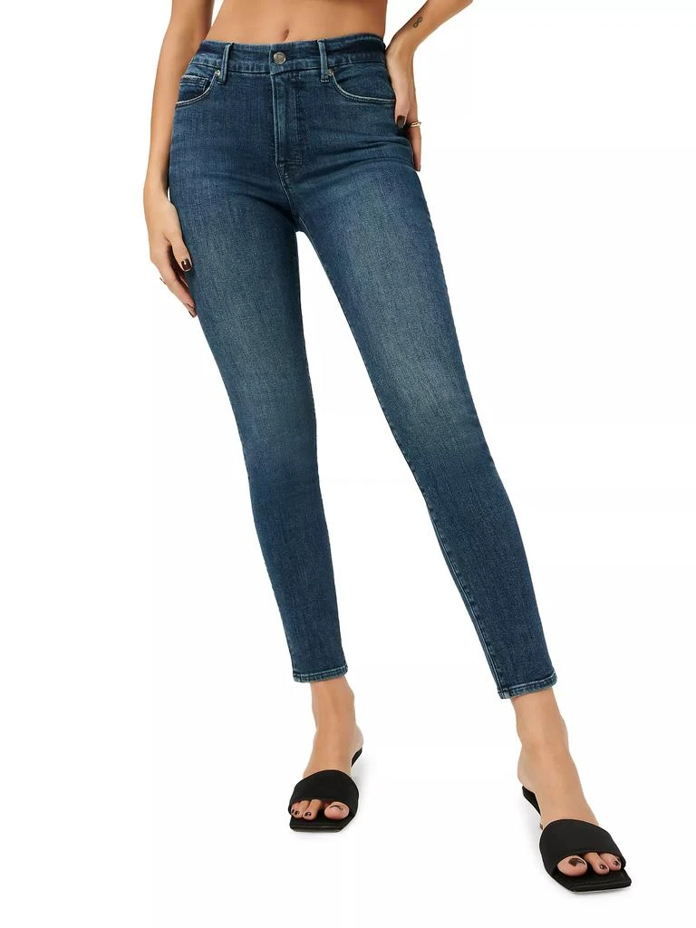 Good American Good Legs Stretch Skinny Crop Jeans 1
