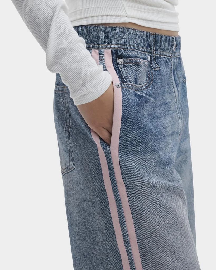 Rag 
Bone Miramar Terry Wide-Leg Track Jeans 5