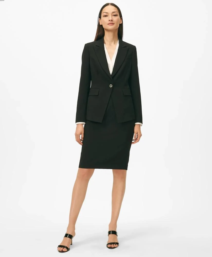 Brooks Brothers Pencil Skirt in Fine Twill Stretch Crepe 1