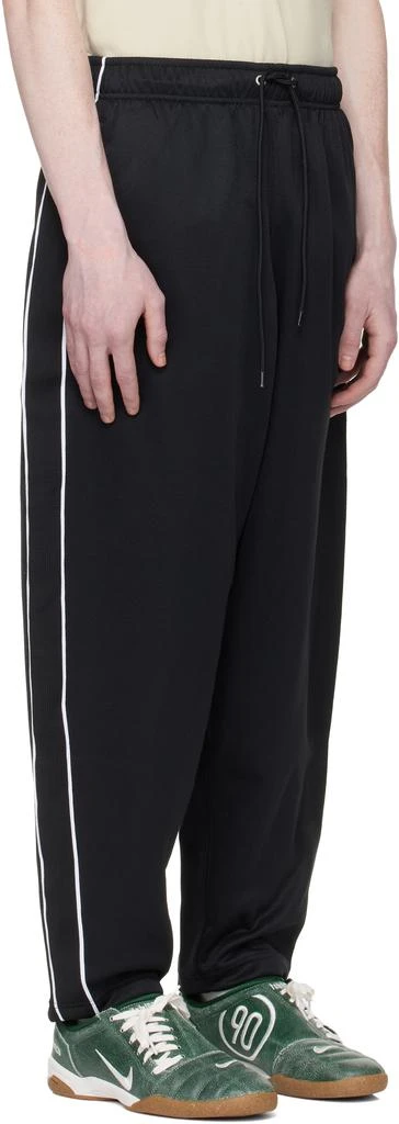 NIKE Black Oversized Knit Tracksuit Pants 2