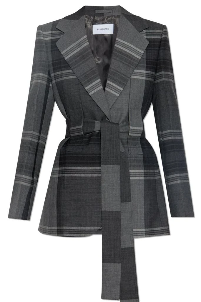 Salvatore Ferragamo Ferragamo Belted Blazer 1