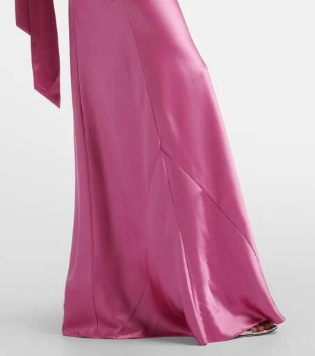 Galvan Pandora satin maxi dress 5
