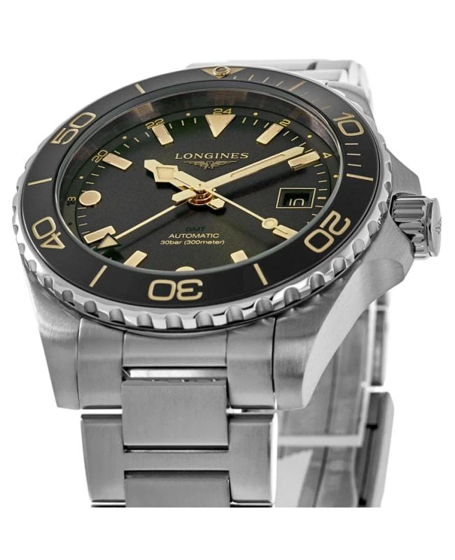 Longines Longines HydroConquest GMT Automatic Green Dial Steel Men's Watch L3.890.4.06.6 2