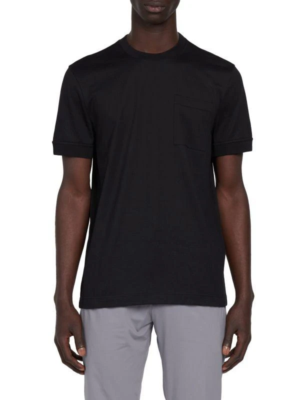 KNT by Kiton Solid Crewneck T-Shirt 1