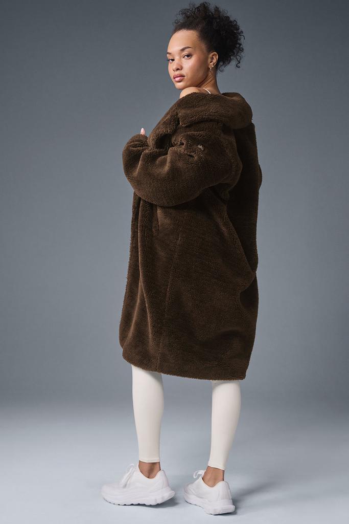 lululemon - Aloyoga アロヨガoversized sherpa trench Oversized Sherpa Trench - Black | ALO