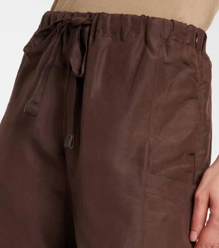 Max Mara Quebec linen and silk shorts 4