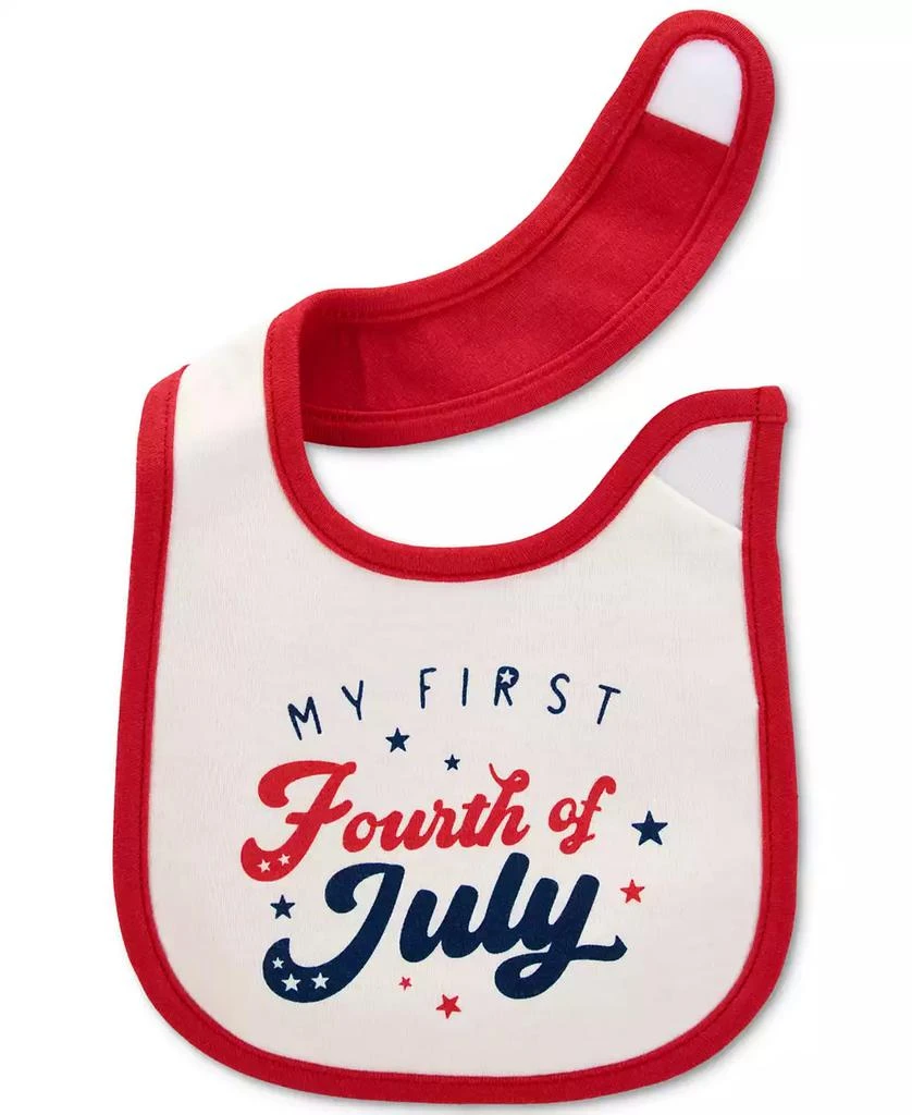 Carter's Baby My First Fourth of July Teething Bib 2