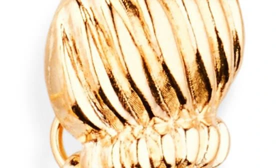 Tasha Shell Drop Hoop Earrings 3