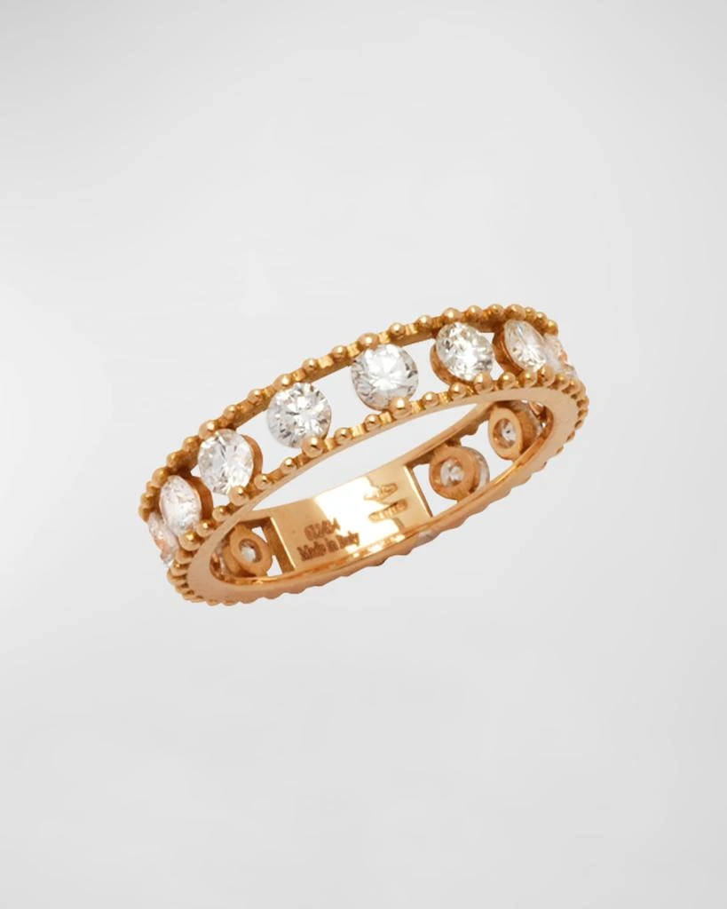 Staurino Allegra 18k Rose Gold Diamond Openwork Band Ring (1.34ct.), Size 6.5