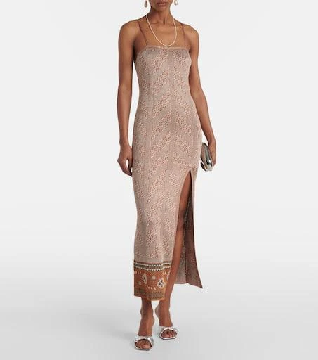 Gianvito Rossi Vyna 70 metallic leather mules 3