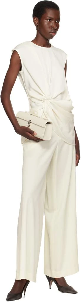 SAVETTE Off-White Slim Symmetry Pochette Bag 4