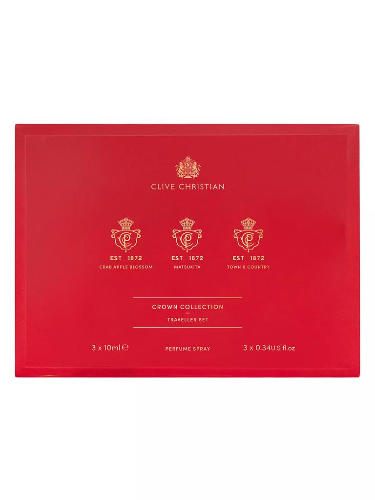 Clive Christian The Crown Collection 3-Piece Eau de Parfum Traveller Set