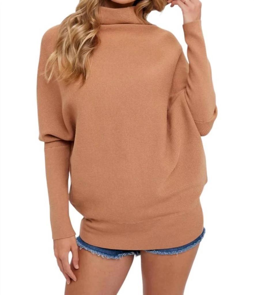Bluivy Bluivy - Slouch Neck Dolman Sweater 1