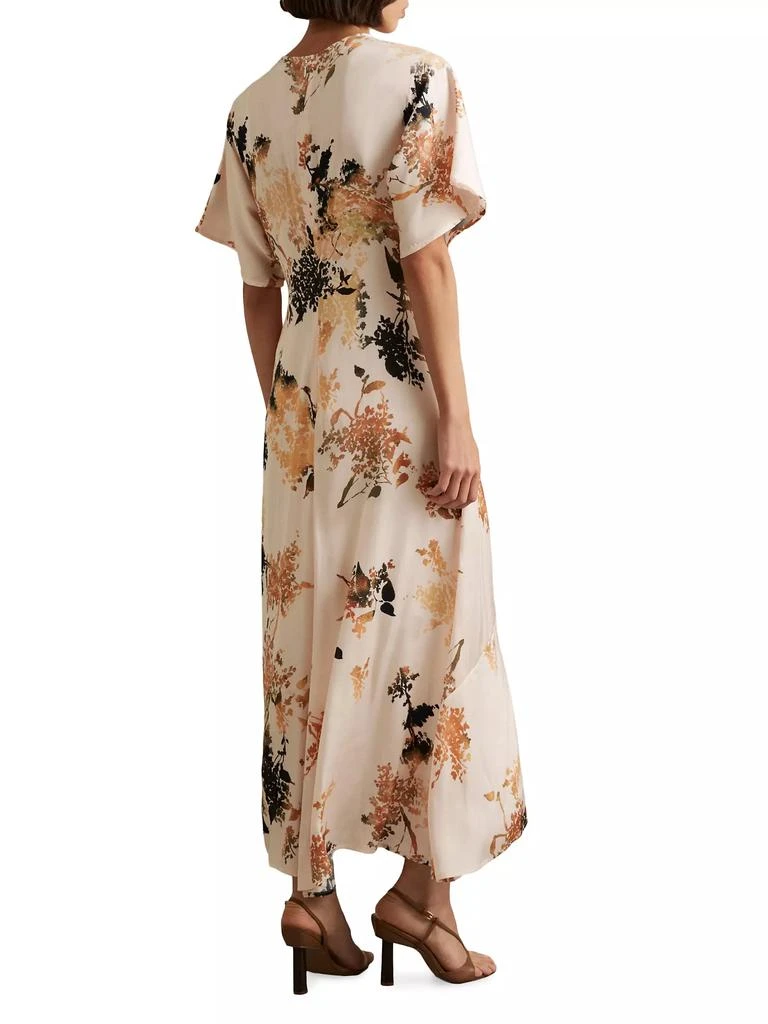 REISS Chrissy Floral Midi-Dress 3