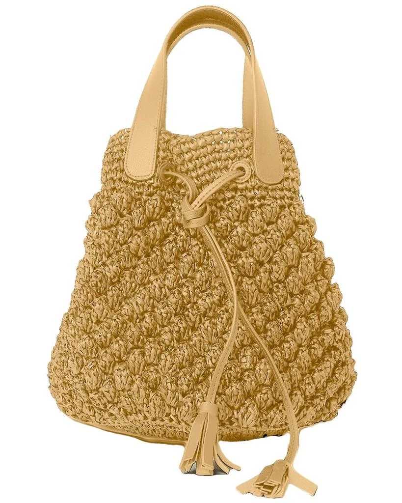 BTB Los Angeles Uri Straw Satchel 1