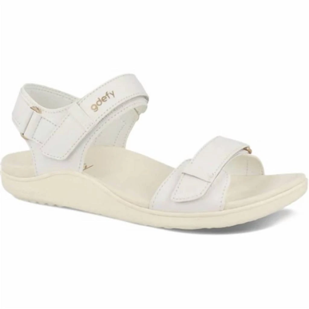 Gravity Defyer Women's Hilnor Sandals In White 1