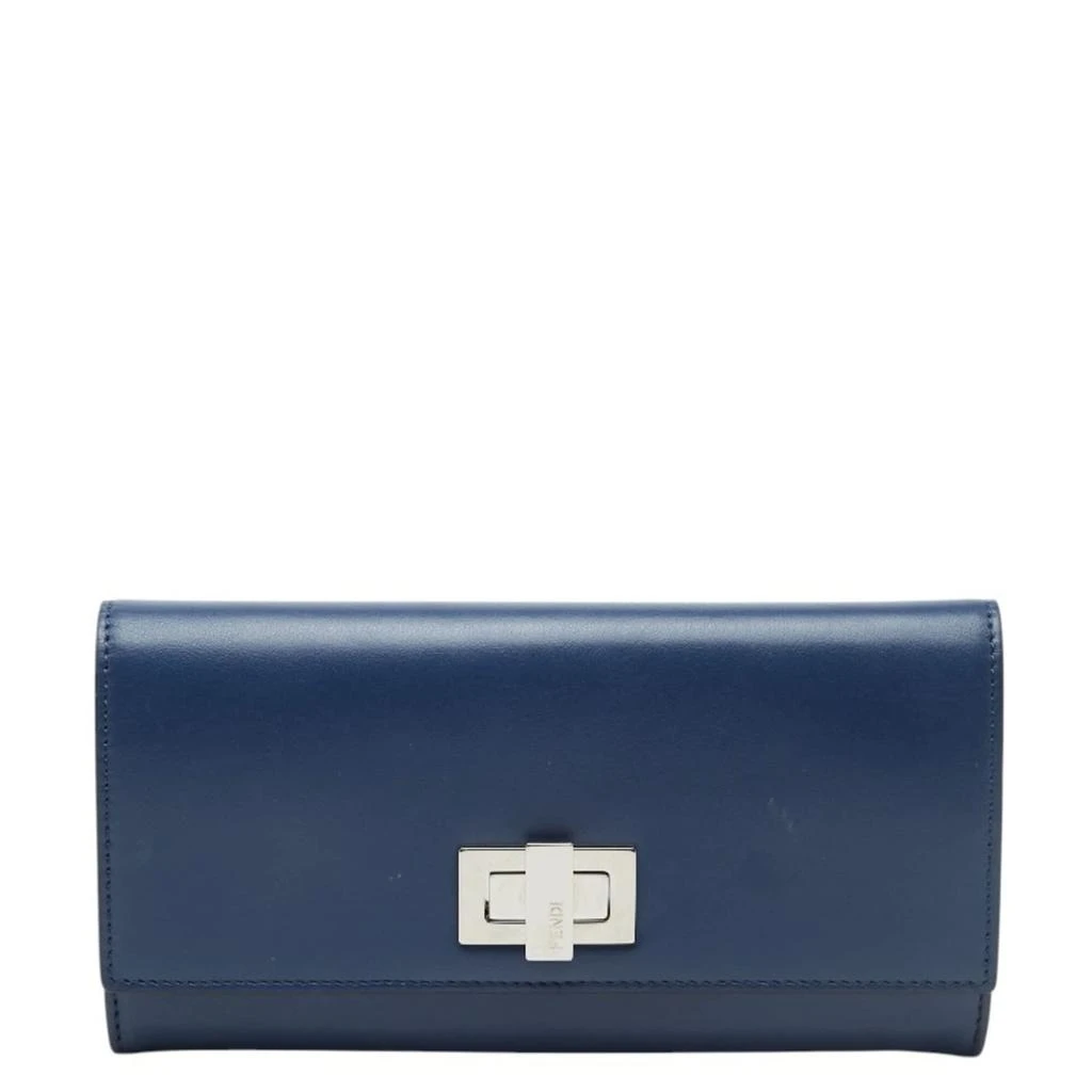 Fendi Leather Long Wallet (Bi-Fold) (Pre-Owned)