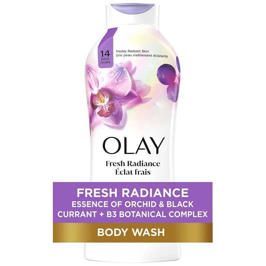 Olay Fresh Outlast Body Wash Orchid & Black Currant 1