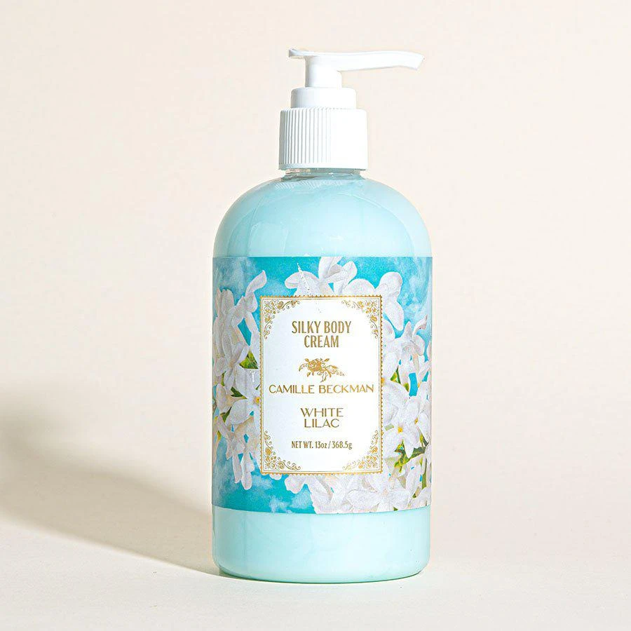 Camille Beckman Silky Body Cream 13oz White Lilac 1