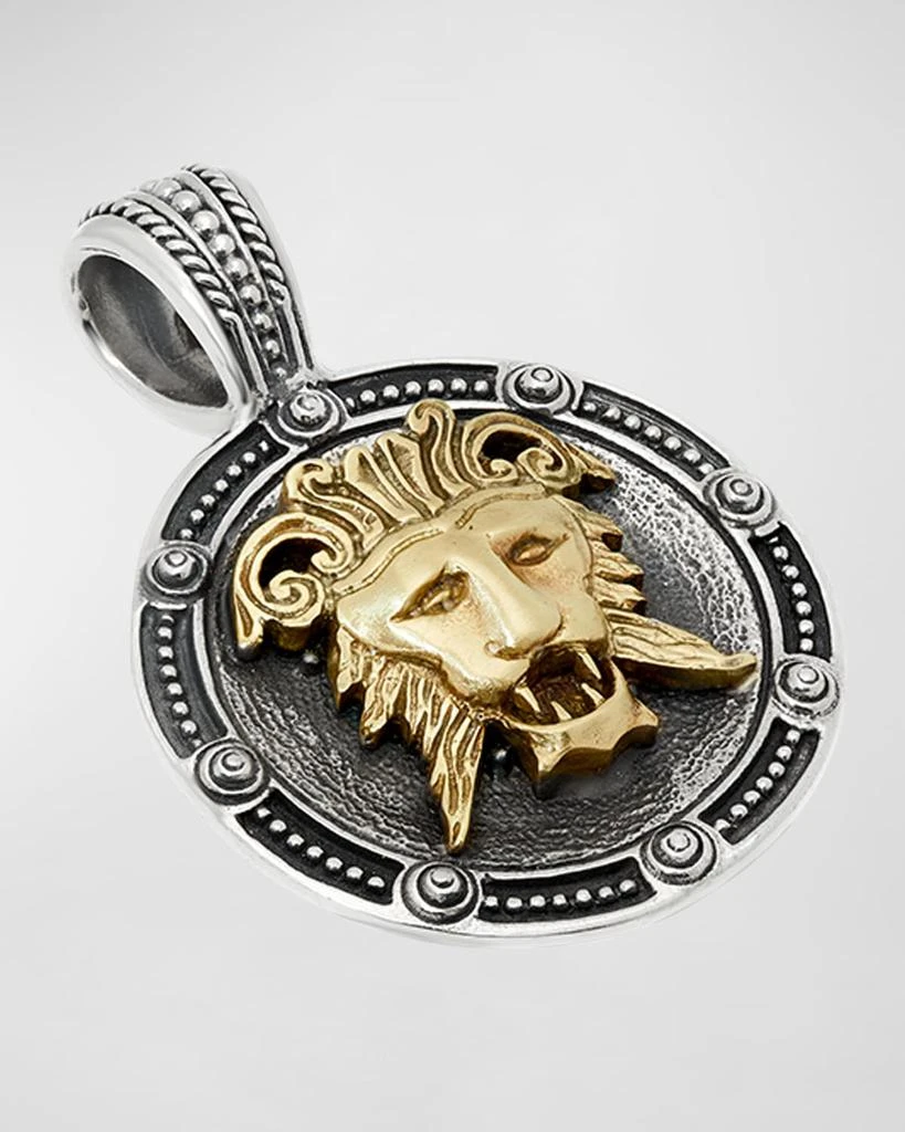 Konstantino Men
s Myrmidones Round Lion-Face Pendant 3