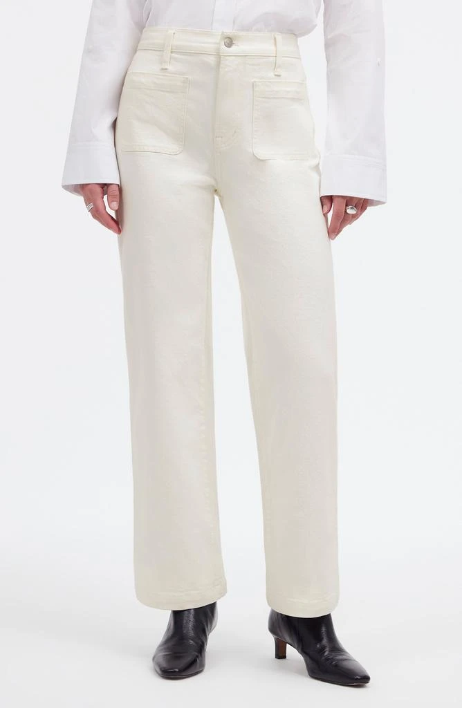 Madewell The Emmett Patch Pocket Edition Wide Leg Jeans