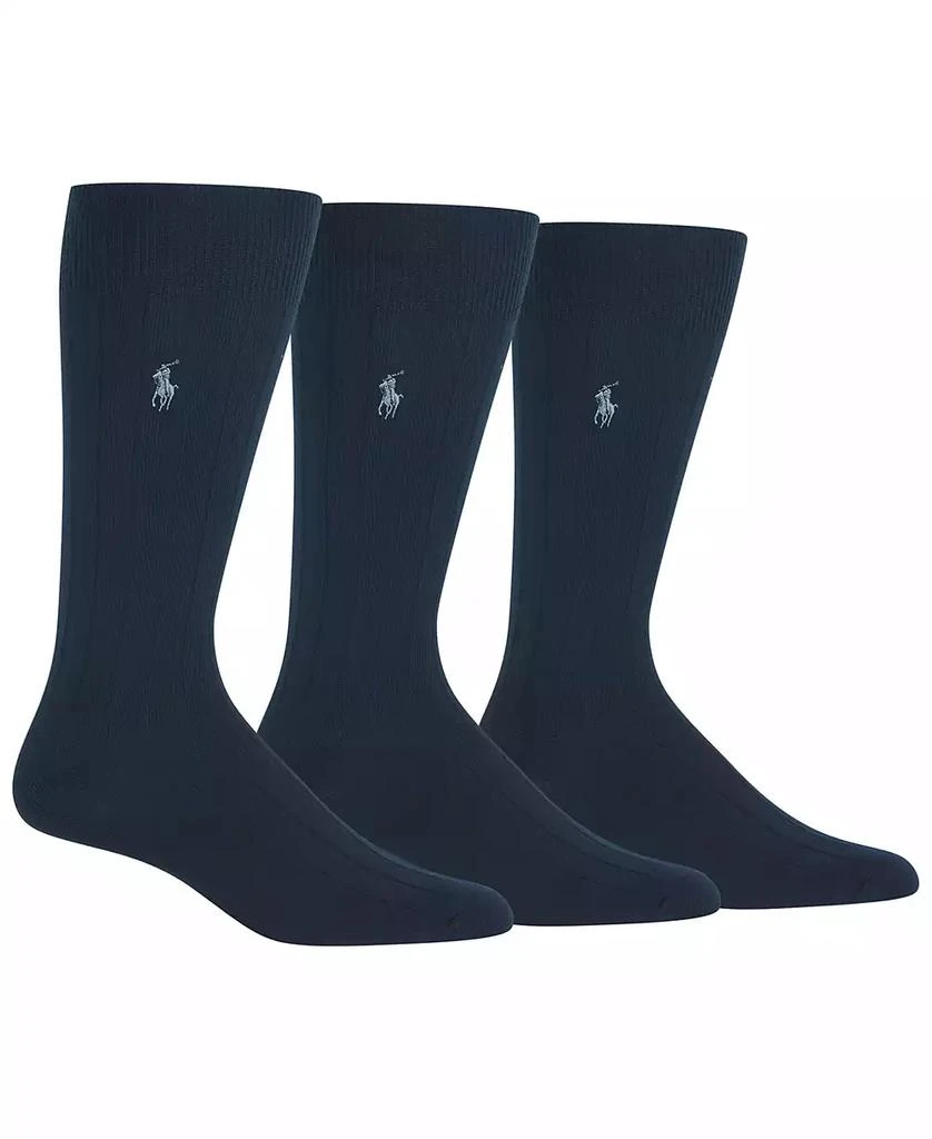 Ralph Lauren Men
s 3-Pk. Supersoft Rib Dress Socks