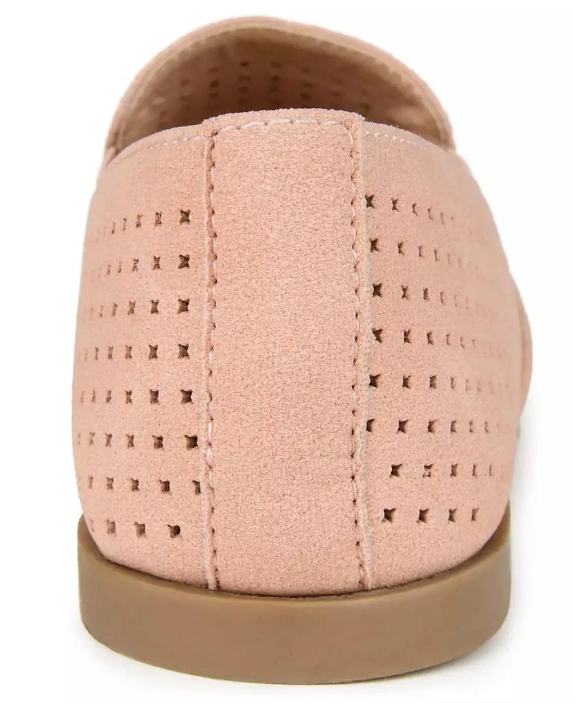 Journee Collection Women's Lucie Perforated Slip On Loafers 3
