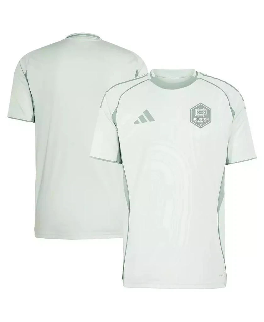 Adidas Men
s Light Green Houston Dynamo FC 2025 One Planet Pre-Match Jersey