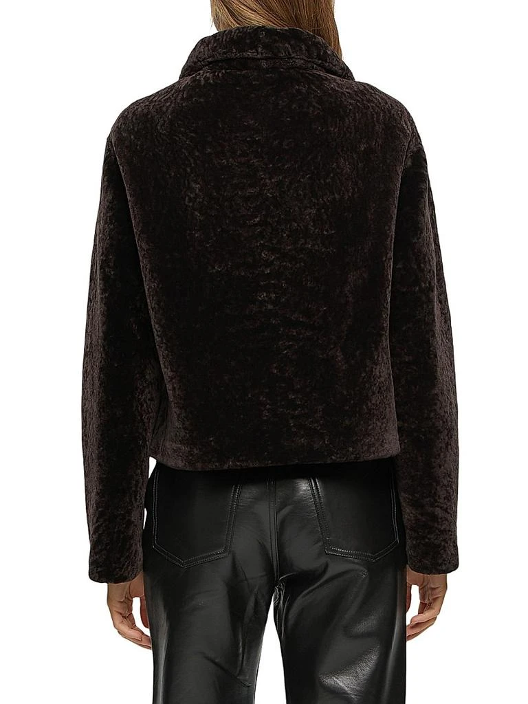 Gorski Textured Shearling Lamb Jacket 4