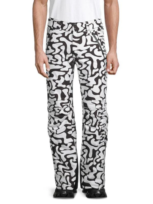 Aztech Mountain Team Folkh Abstract Wave Ski Pants 1