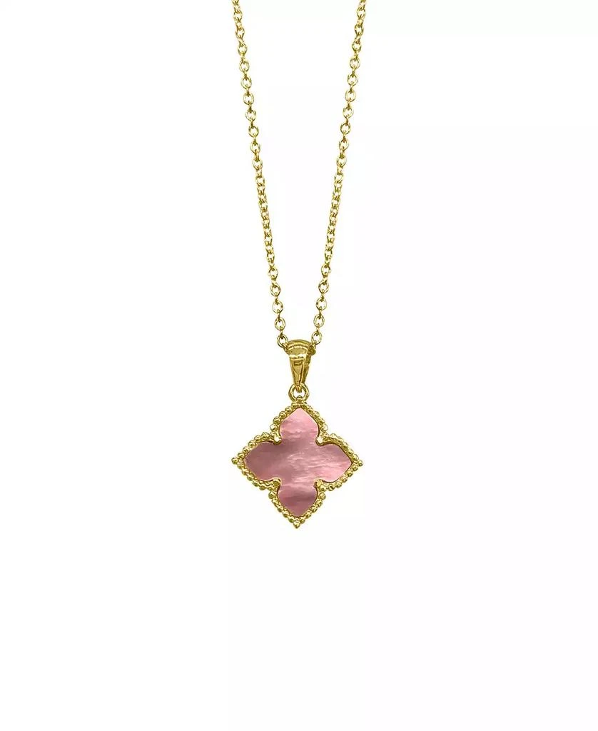 ADORNIA Flower Mother of Pearl Necklace 1