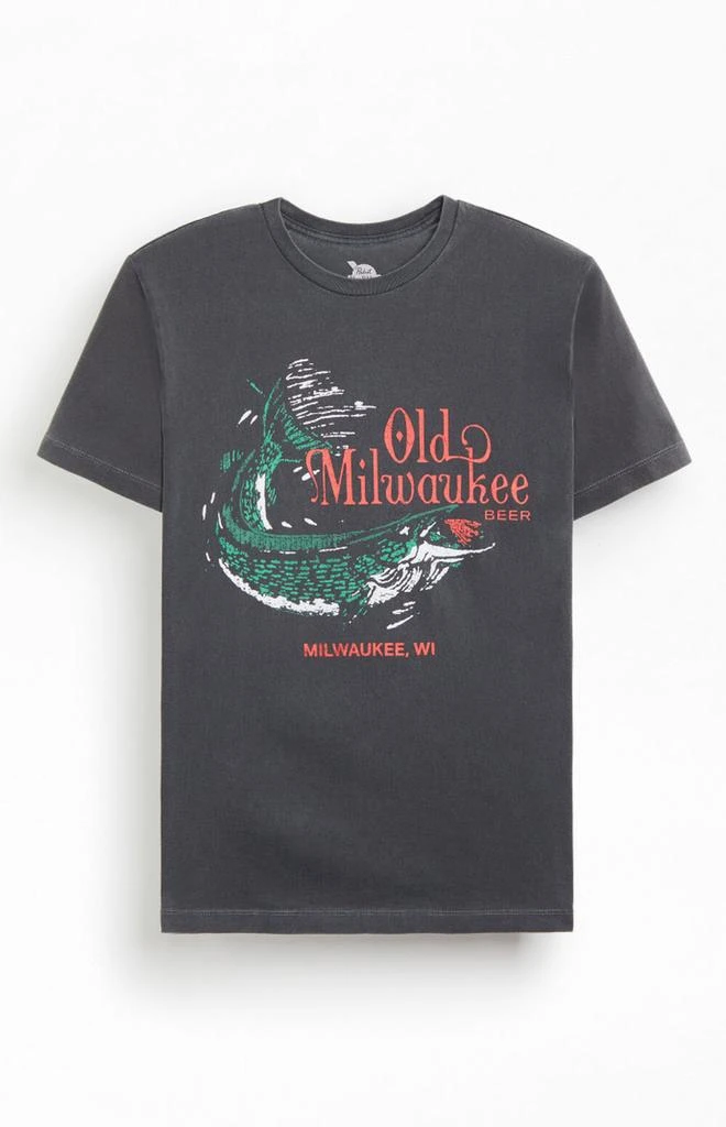 null Old Milwaukee Beer Fish T-Shirt 1