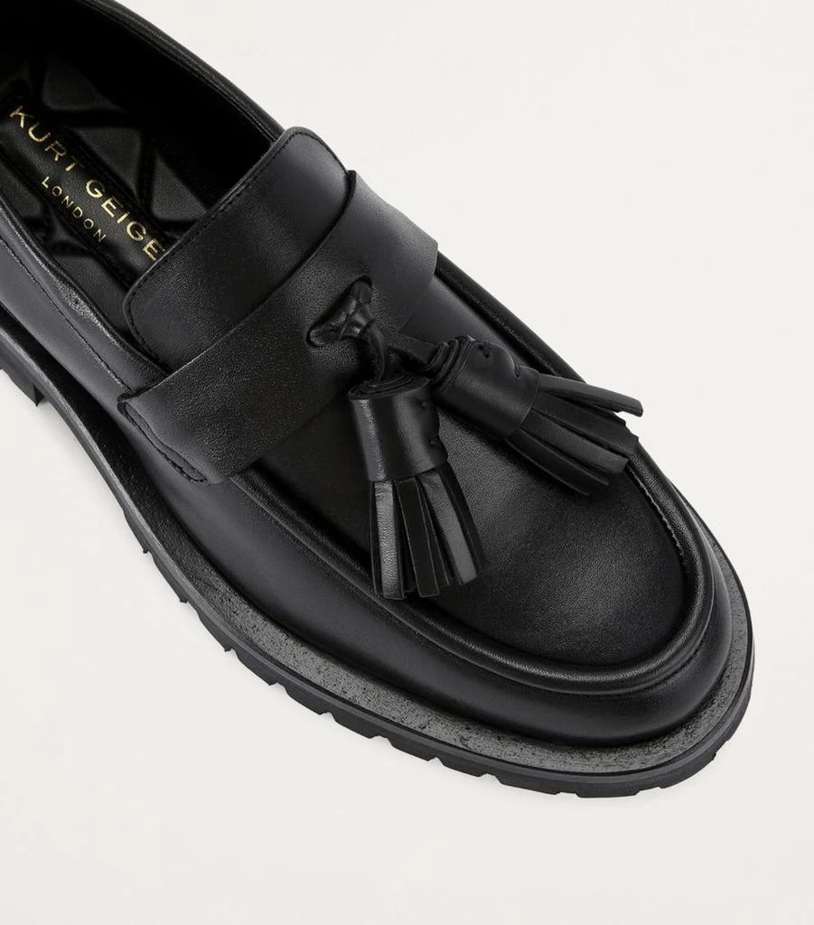 Kurt Geiger Leather Hayes Tassel Loafers 2