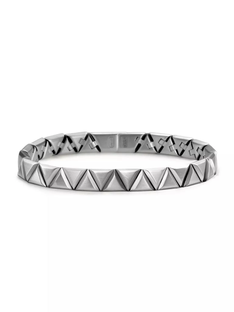 David Yurman Faceted Link Triangle Bracelet in Sterling Silver 3