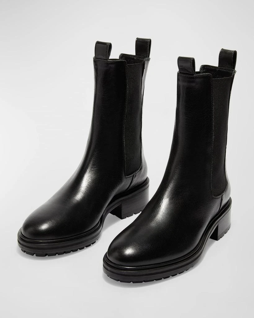 AEYDE Jack Leather Chelsea Booties 3