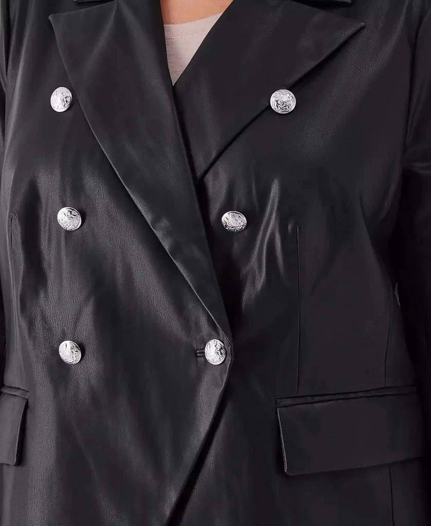 Rafaella Leather Double Breasted Blazer 5