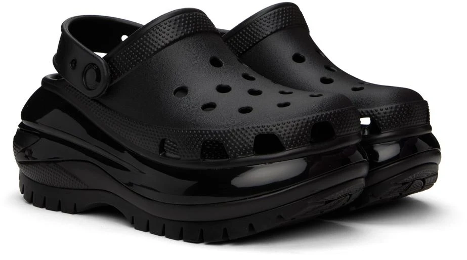 Crocs Black Mega Crush Clogs 4