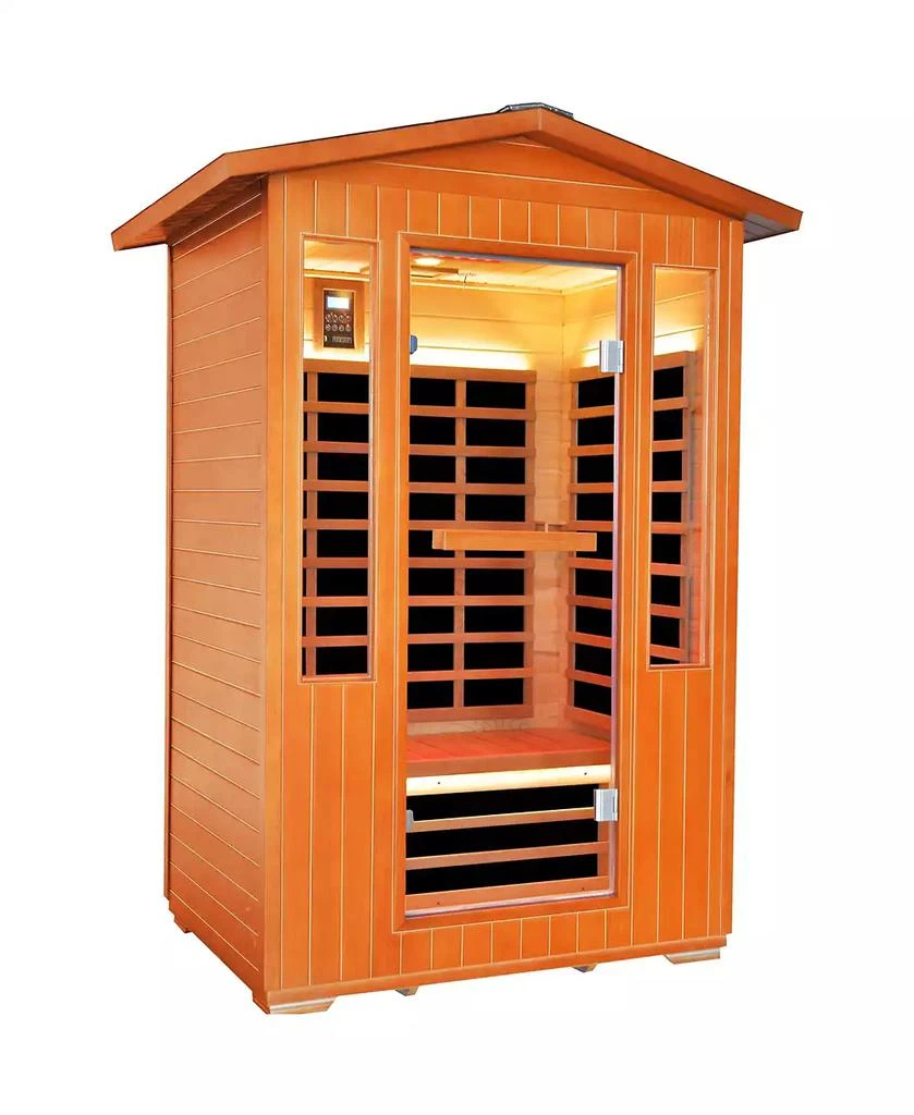 Mondawe Infrared Sauna Room with 8 Heaters, 2000W, Fir 
Red Cedar