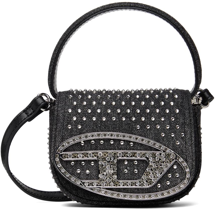 ★DIESEL★ 1DR XS Tote Bag Black X08709PR818T8013 X08709PR81 Diesel 1DR XS Leather Crossbody Bag | Black | FARFETCH