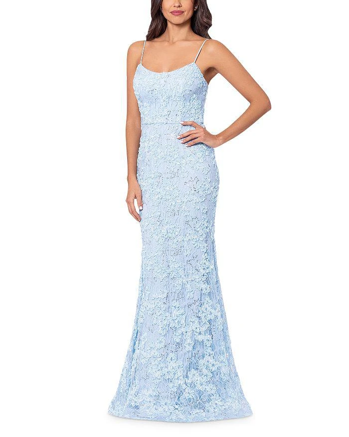 AQUA Embroidered Lace Gown - 100% Exclusive 4